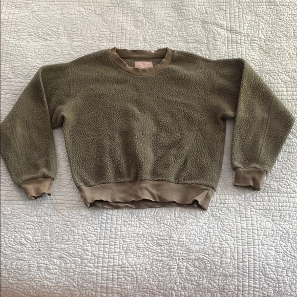 Everlane Renew Teddy Oversized Crew - Picture 1 of 4